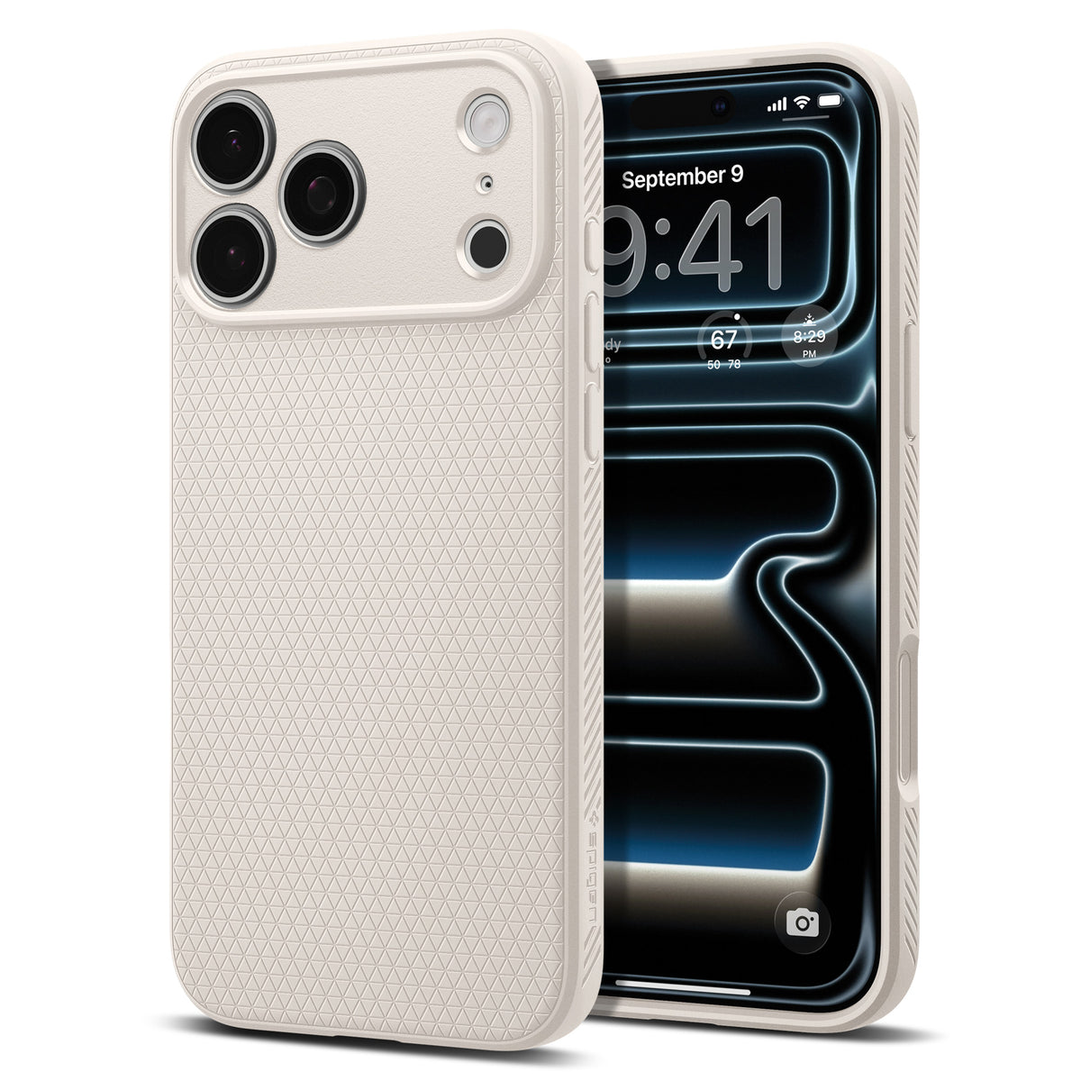 Spigen Liquid Air, natural titanium – iPhone 2026 Pro/17 Pro