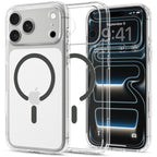 Spigen Ultra Hybrid MagSafe, clear graphite - iPhone 2026 Pro/17 Pro