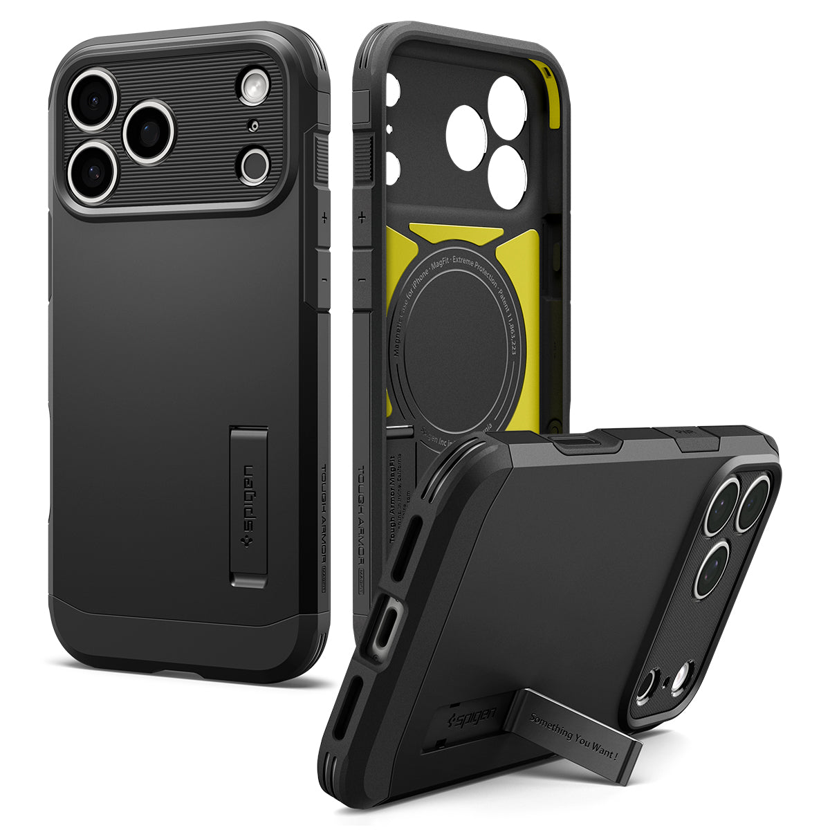 Spigen Tough Armor T MagSafe, black - iPhone 2026 Pro/17 Pro