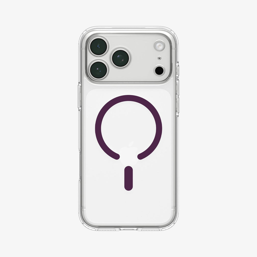 Spigen Ultra Hybrid MagSafe, clear dark cherry - iPhone 18 Pro Max/17 Pro Max