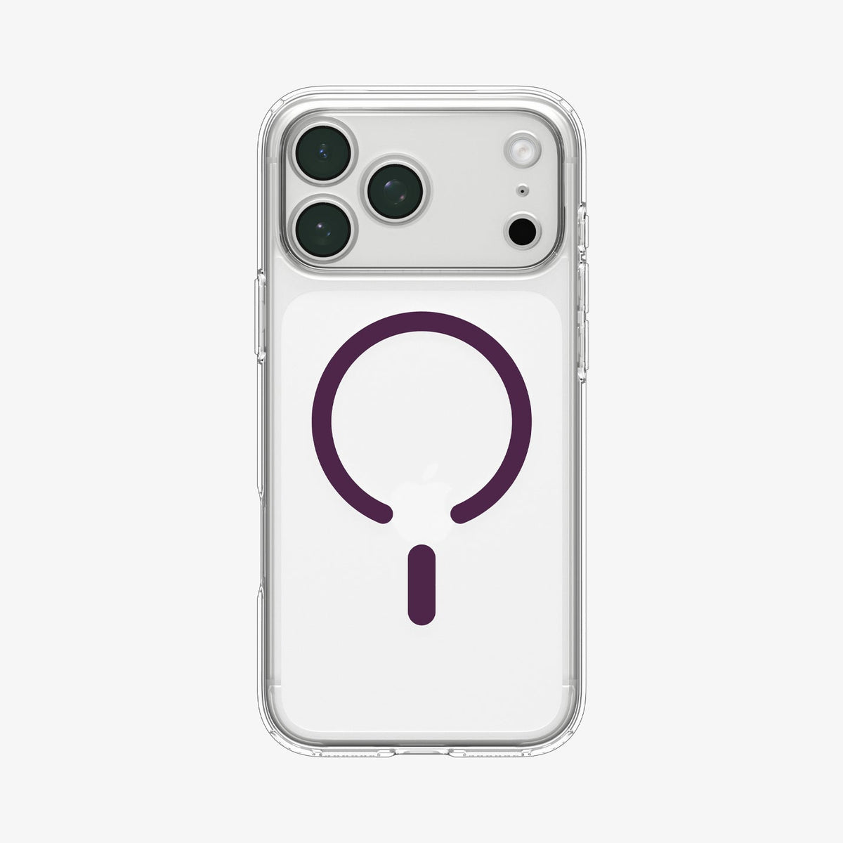 Spigen Ultra Hybrid MagSafe, clear dark cherry - iPhone 18 Pro Max/17 Pro Max