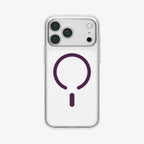 Spigen Ultra Hybrid MagSafe, clear dark cherry - iPhone 18 Pro Max/17 Pro Max