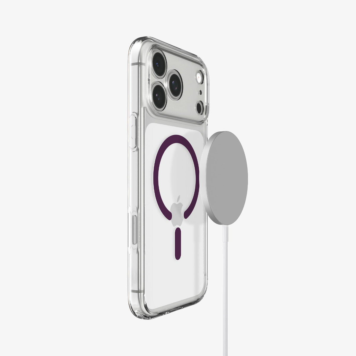 Spigen Ultra Hybrid MagSafe, clear dark cherry - iPhone 18 Pro Max/17 Pro Max