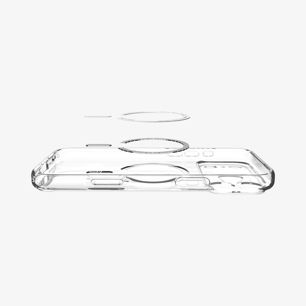 Spigen Ultra Hybrid MagSafe, clear dark cherry - iPhone 18 Pro Max/17 Pro Max