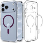 Spigen Ultra Hybrid MagSafe, clear dark cherry - iPhone 18 Pro/17 Pro