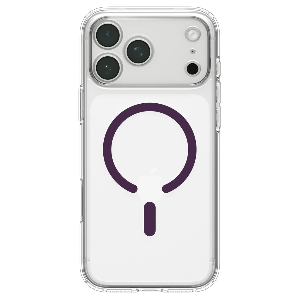 Spigen Ultra Hybrid MagSafe, clear dark cherry - iPhone 18 Pro/17 Pro
