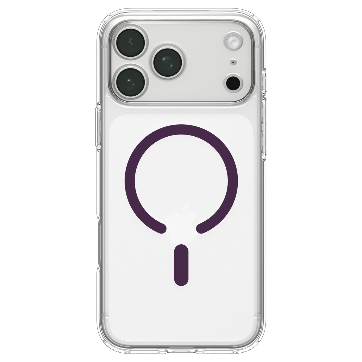 Spigen Ultra Hybrid MagSafe, clear dark cherry - iPhone 18 Pro/17 Pro