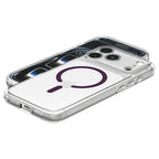 Spigen Ultra Hybrid MagSafe, clear dark cherry - iPhone 18 Pro/17 Pro