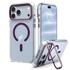 Spigen Ultra Hybrid Optik S MagSafe, clear dark cherry - iPhone 18 Pro/17 Pro