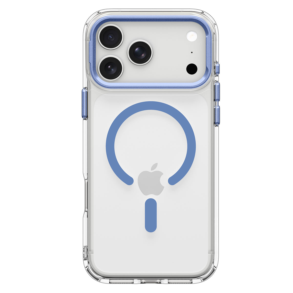 Spigen Ultra Hybrid Optik S MagSafe, clear light blue - iPhone 18 Pro/17 Pro