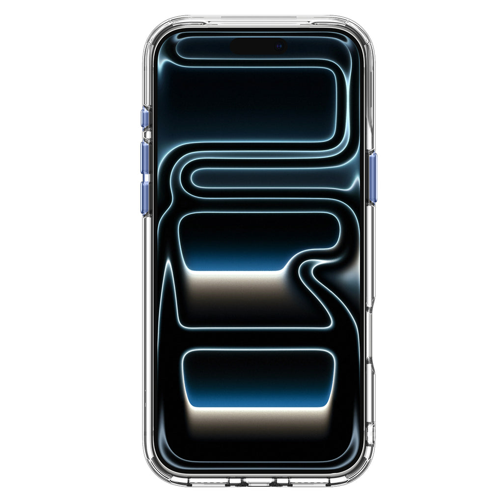 Spigen Ultra Hybrid Optik S MagSafe, clear light blue - iPhone 18 Pro/17 Pro