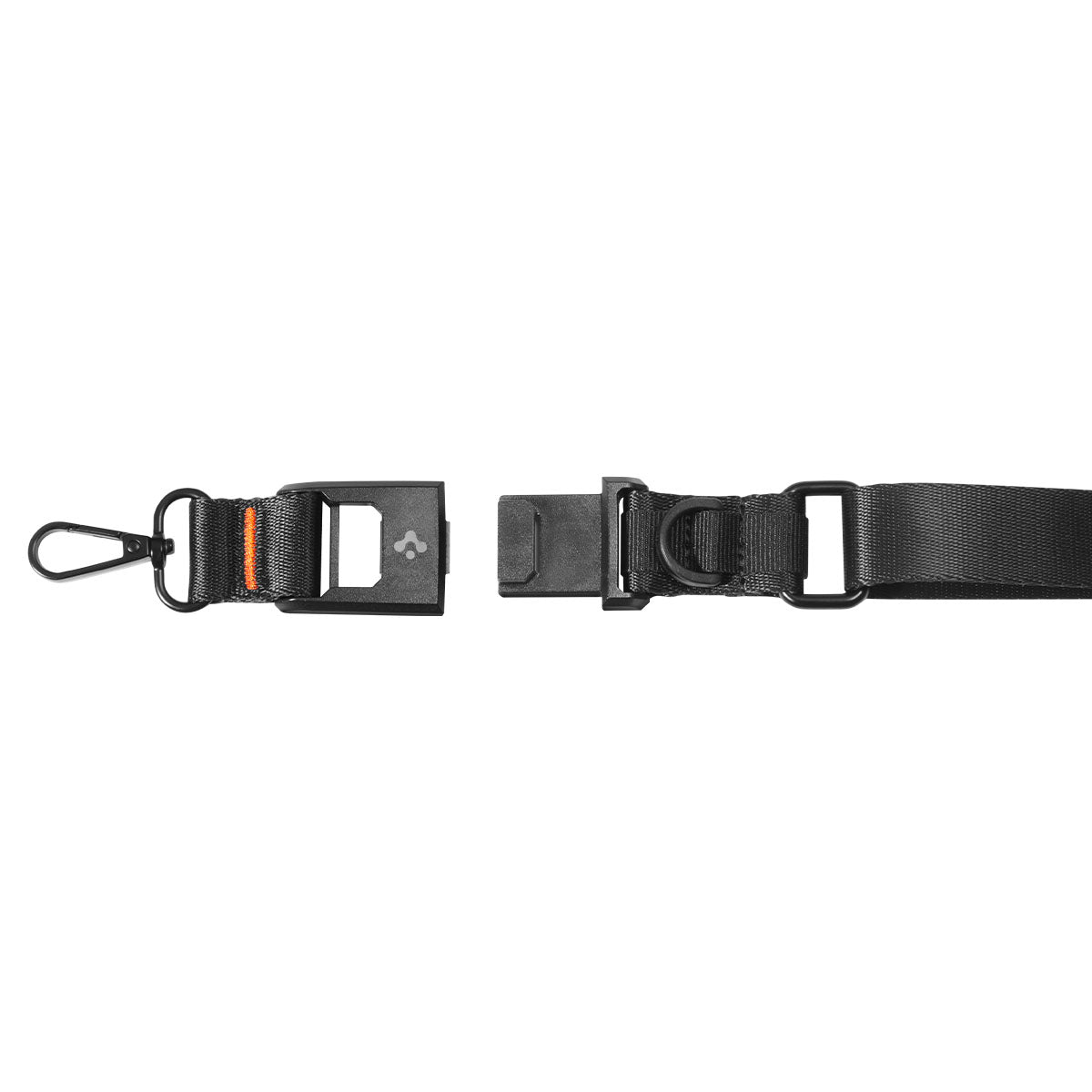 Spigen Universal Crossbody Lanyard Strap (Strap 1P + ConTag 1P + Connector 2P) DA30M, Black