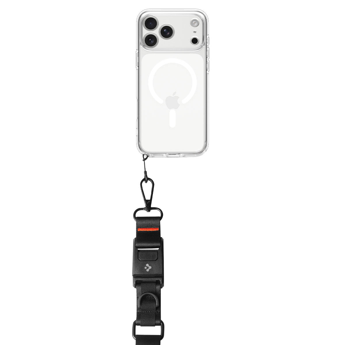 Spigen Universal Crossbody Lanyard Strap (Strap 1P + ConTag 1P + Connector 2P) DA30M, Black