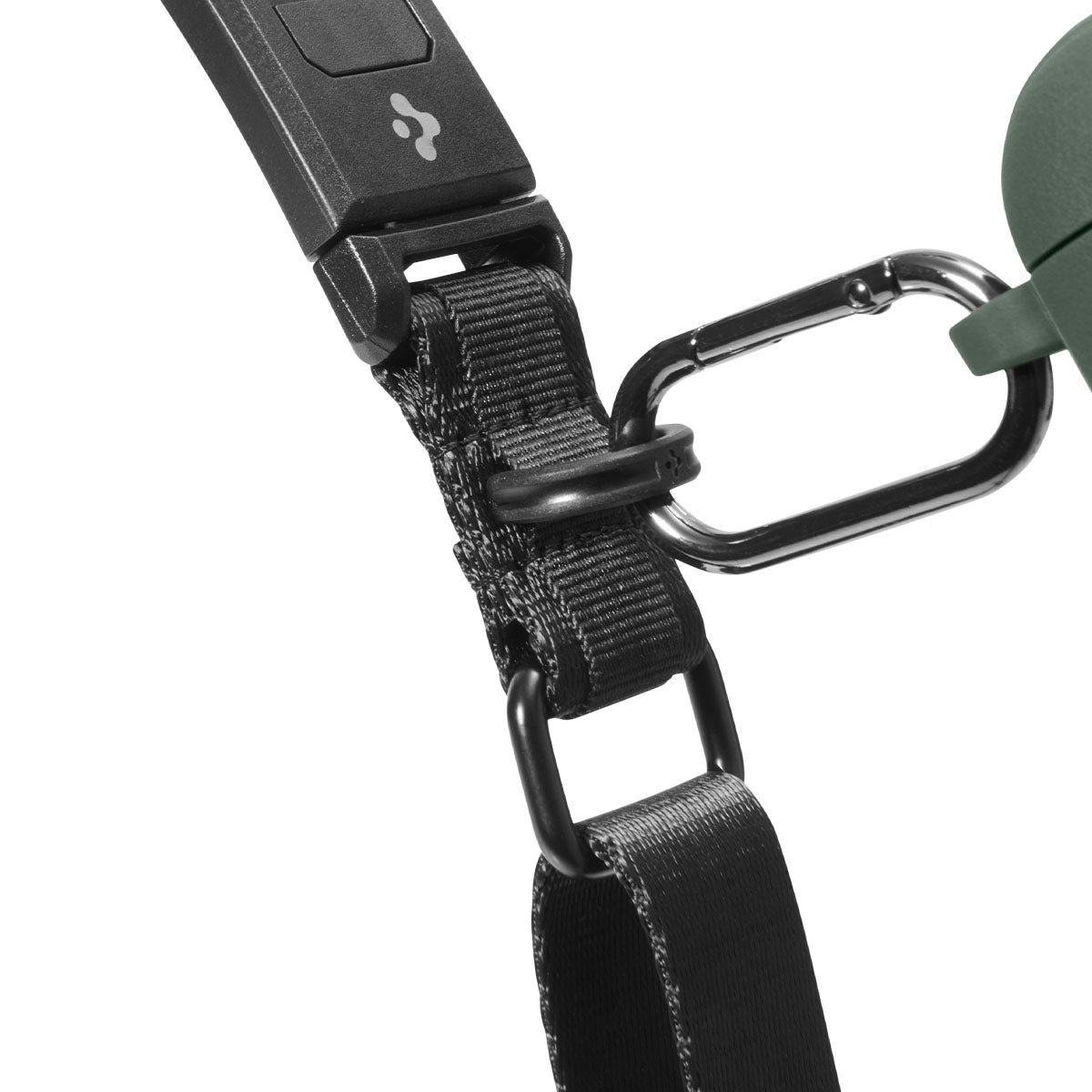 Spigen Universal Crossbody Lanyard Strap (Strap 1P + ConTag 1P + Connector 2P) DA30M, Black
