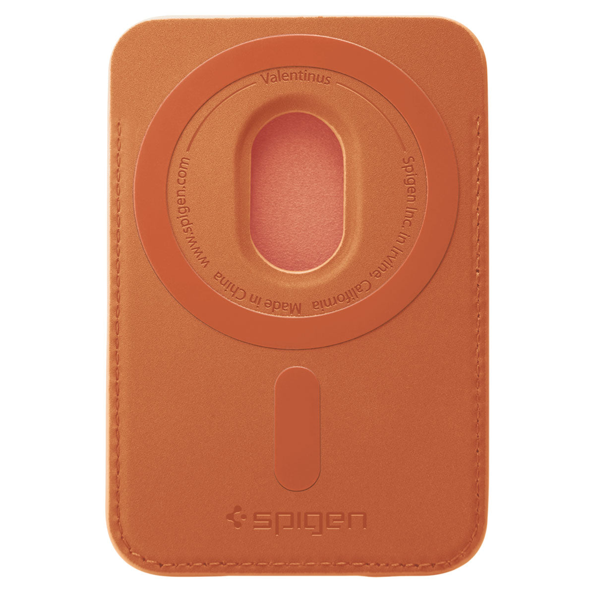 Spigen Valentinus MagSafe Wallet 3 Card, metallic orange