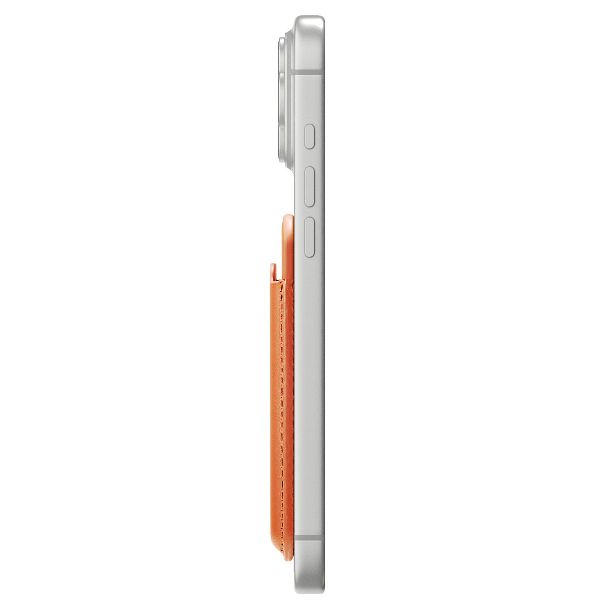 Spigen Valentinus MagSafe Wallet 3 Card, metallic orange