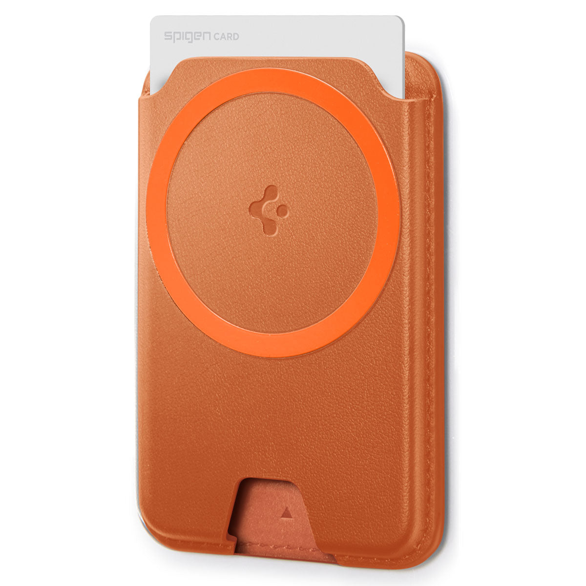 Spigen Valentinus MagFit+ MagSafe Wallet 3 Card, metallic orange