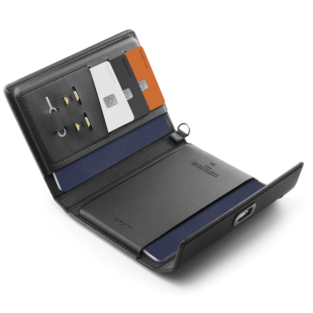 Spigen Universal Passport Holder with MagSafe Wallet, black
