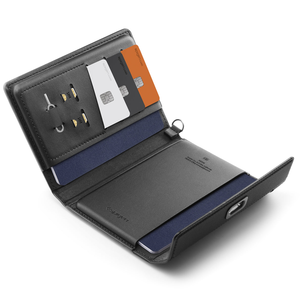 Spigen Universal Passport Holder with MagSafe Wallet, black