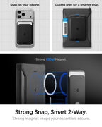 Spigen Universal Passport Holder with MagSafe Wallet, black