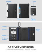 Spigen Universal Passport Holder with MagSafe Wallet, black