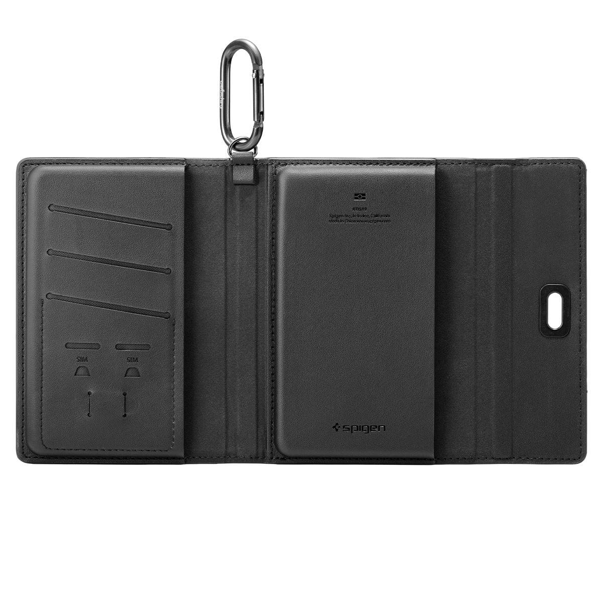 Spigen Universal Passport Holder with MagSafe Wallet, black