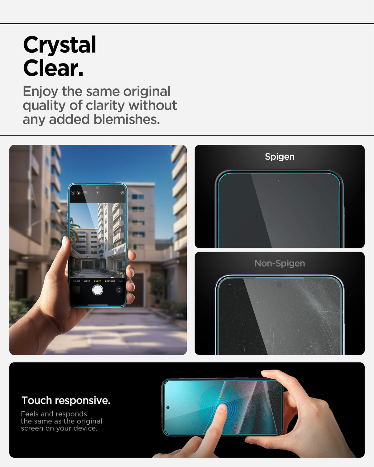 Spigen Glass tR EZ Fit 2 Pack - Samsung Galaxy A37 5G/A36 5G