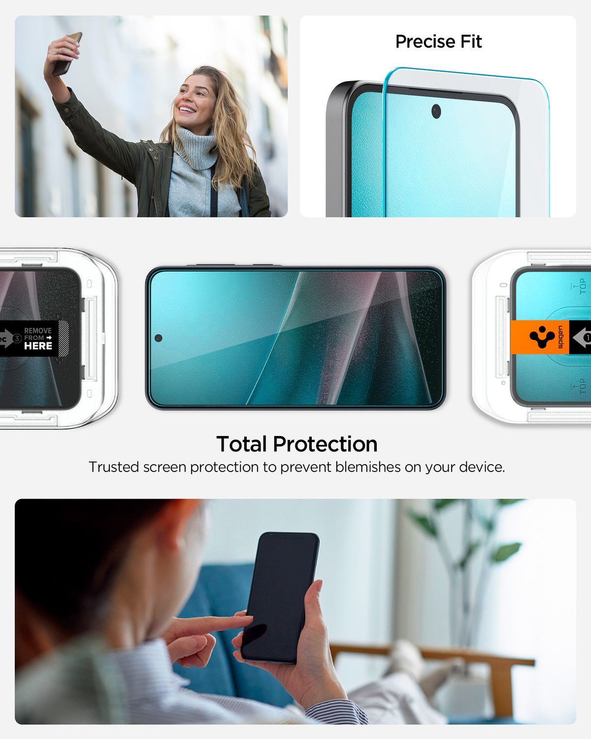 Spigen Glass tR EZ Fit 2 Pack - Samsung Galaxy A37 5G/A36 5G
