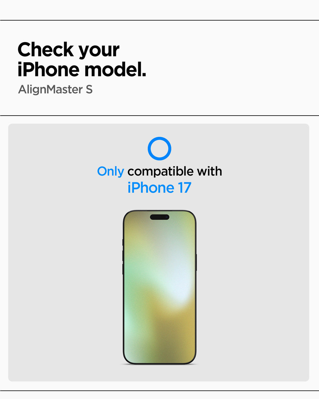 Spigen Glass tR AlignMaster S 3 Pack - iPhone 17