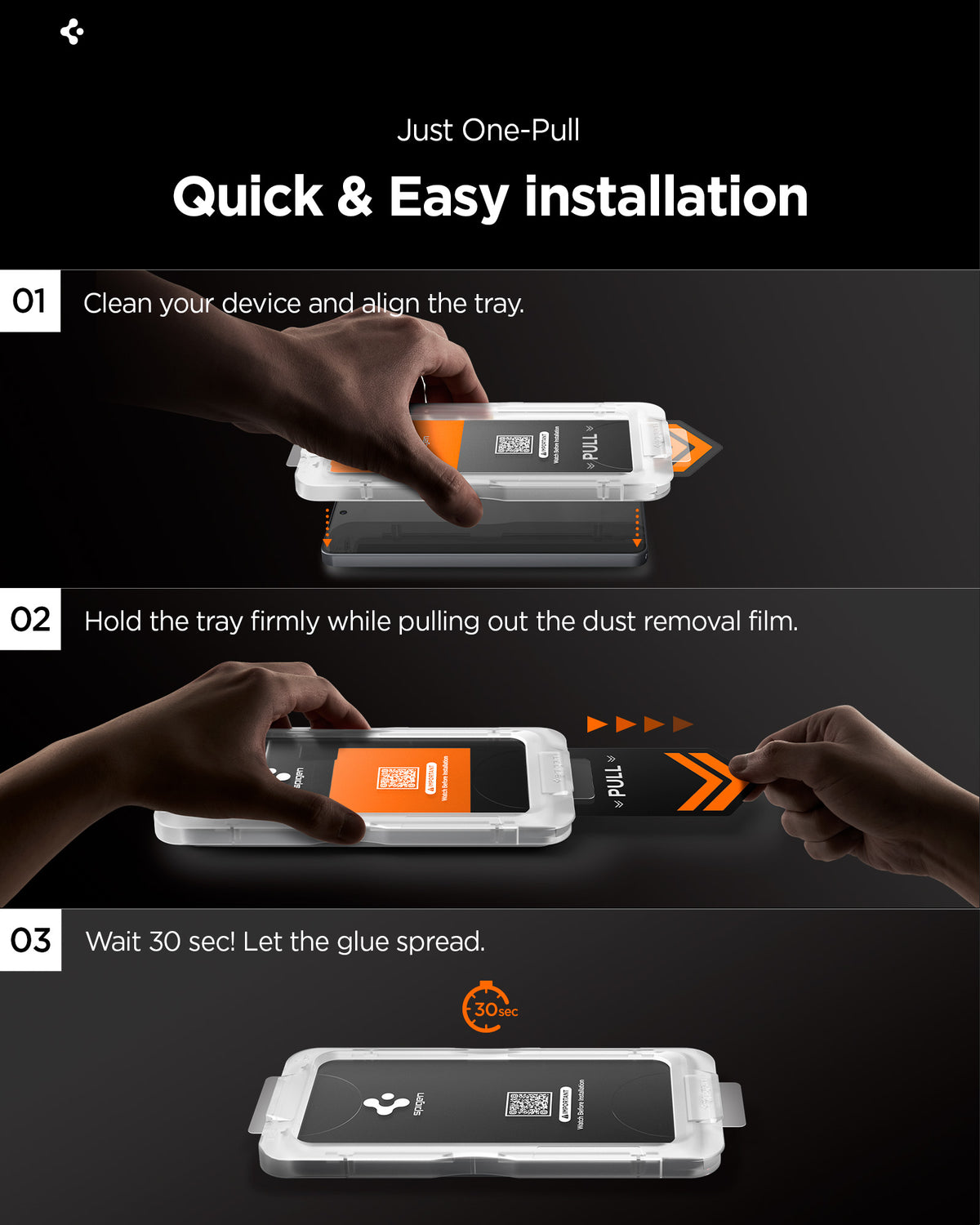 Spigen Glass tR EZ Fit Pro HD 2 Pack - Samsung Galaxy S26 Ultra