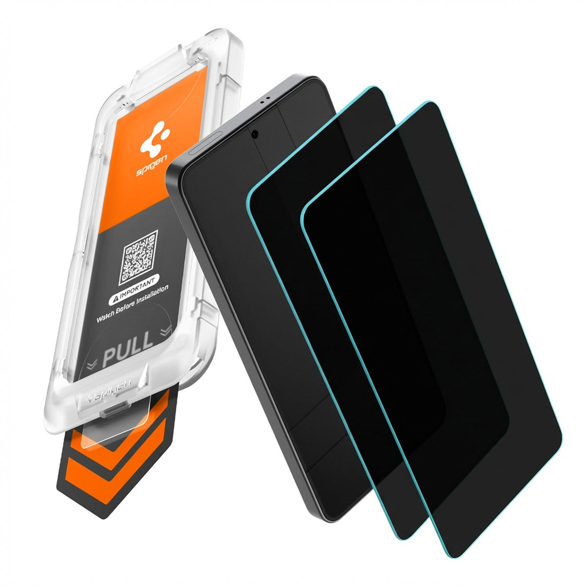Spigen Glass tR EZ Fit Pro HD (Privacy) 2 Pack - Samsung Galaxy S26+