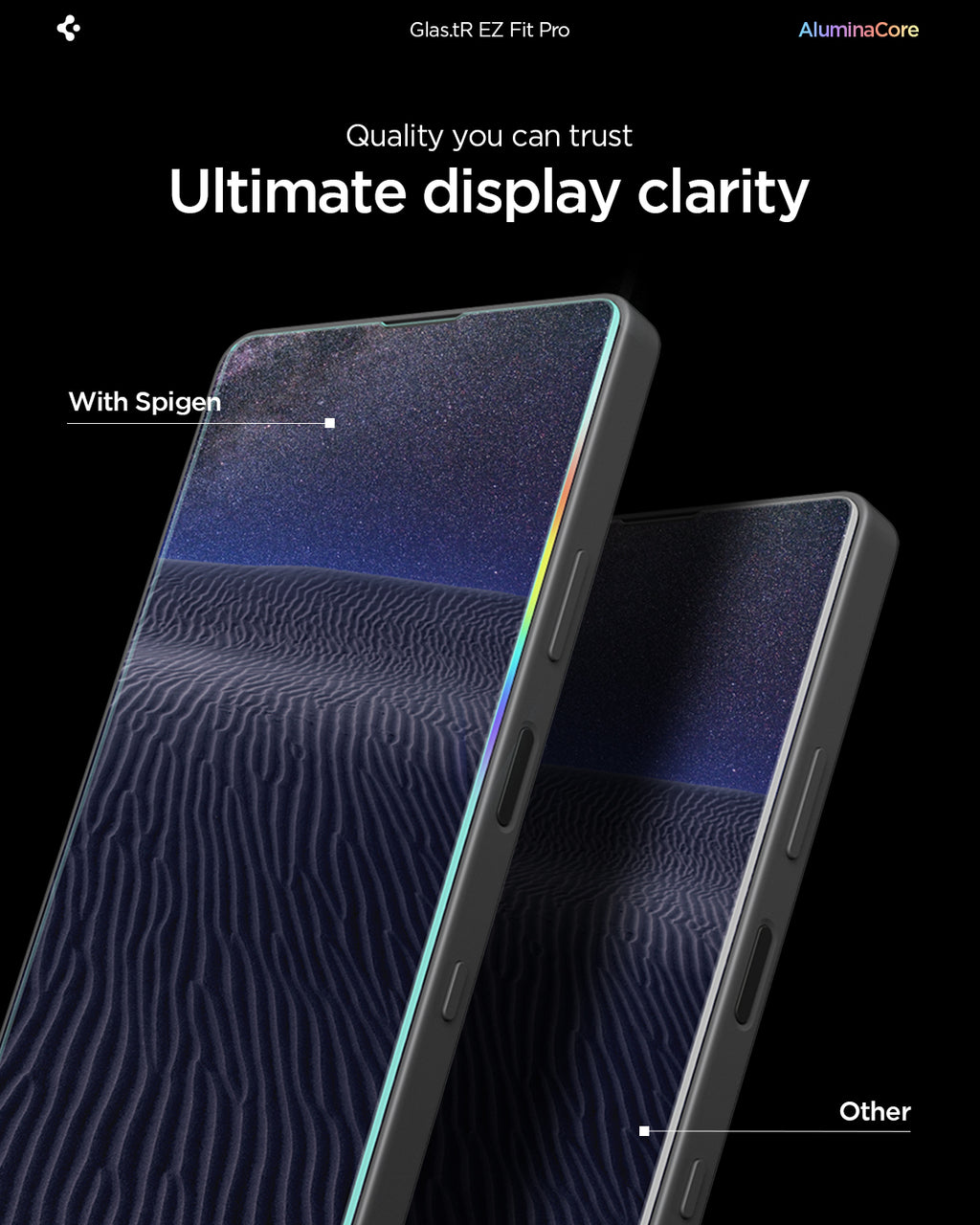 Spigen Glass tR EZ Fit Pro 2 Pack - Sony Xperia 10 VII