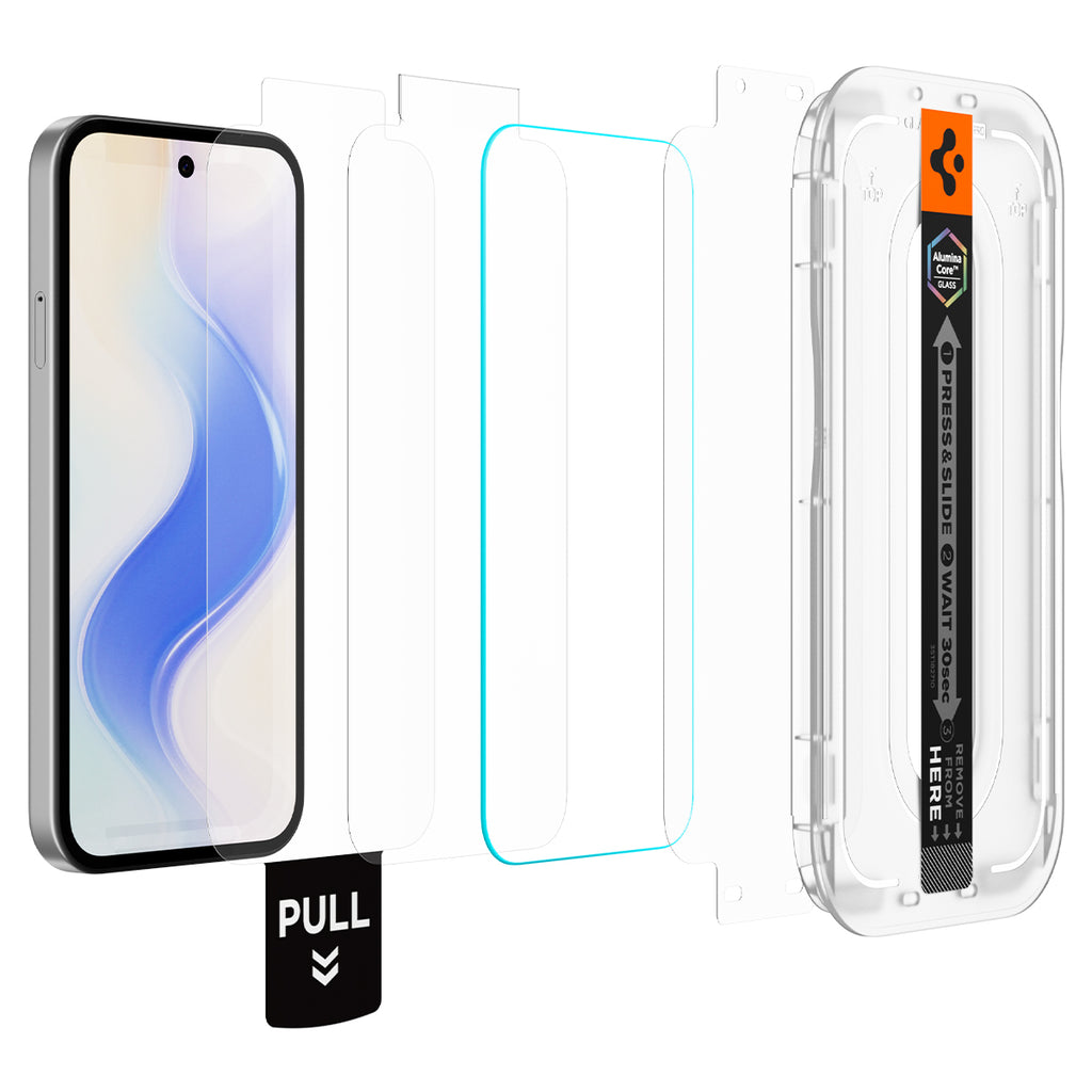 Spigen Glass tR EZ Fit Pro 2 Pack - Google Pixel 10a