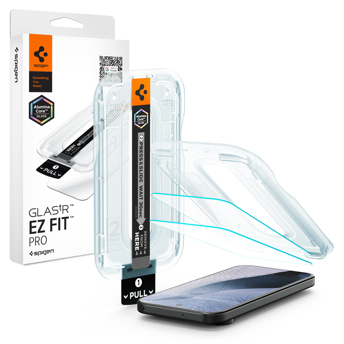 Spigen Glass tR EZ Fit Pro 2 Pack - Google Pixel 11/11 Pro