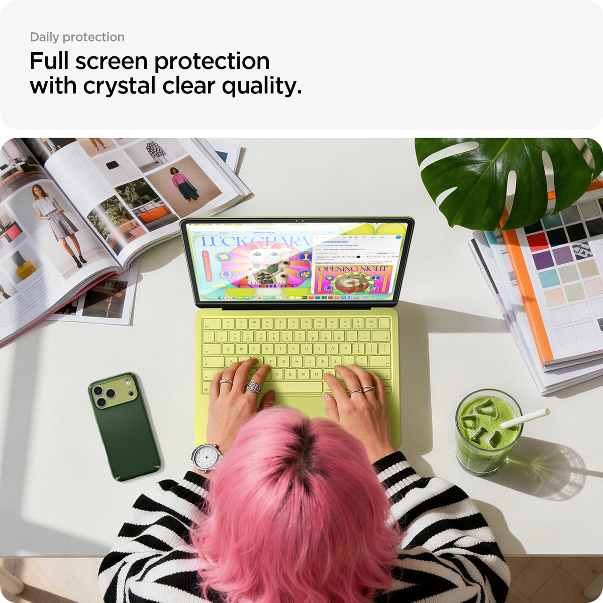 Spigen Glass tR Slim 1 Pack, čierna – MacBook Neo 13" A18 Pro