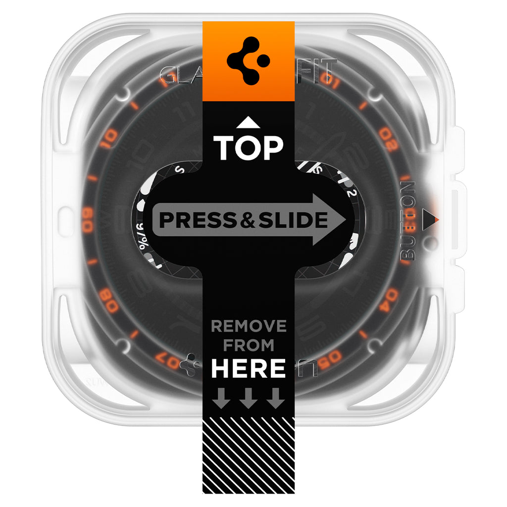 Spigen Glass tR EZ Fit 2 Pack, transparency - Samsung Galaxy Watch Ultra 2 47mm