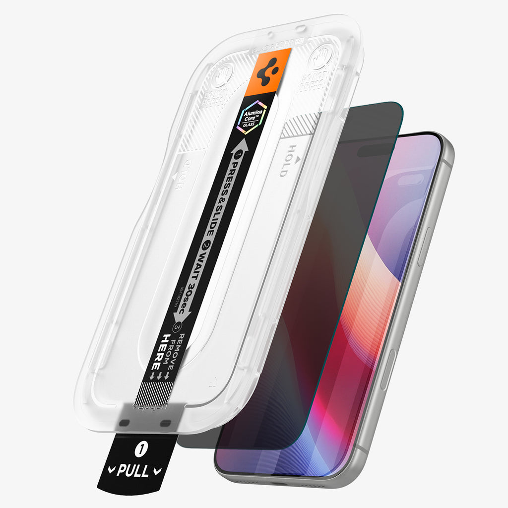 Spigen Glass tR EZ Fit Pro HD (Privacy) 1 Pack - iPhone 2026 Pro