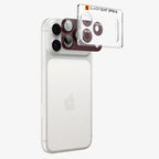 Spigen Glass tR EZ Fit Optik Pro XL 1 Pack, dark cherry - iPhone 2026 Pro