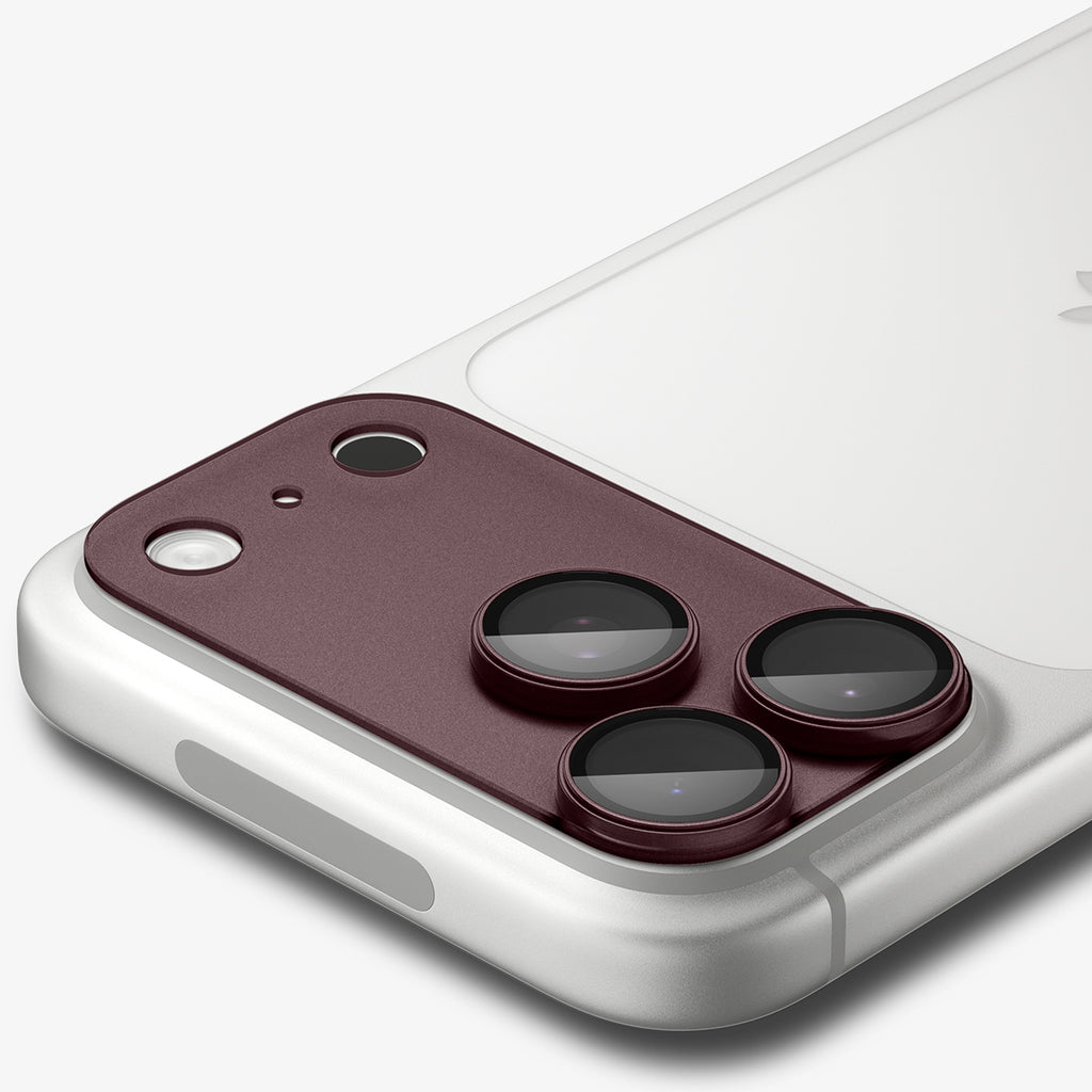 Spigen Glass tR EZ Fit Optik Pro XL 1 Pack, dark cherry - iPhone 2026 Pro