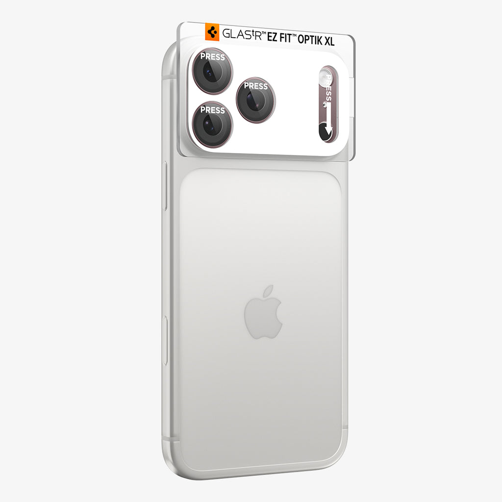 Spigen Glass tR EZ Fit Optik Pro XL 1 Pack, dark cherry - iPhone 2026 Pro