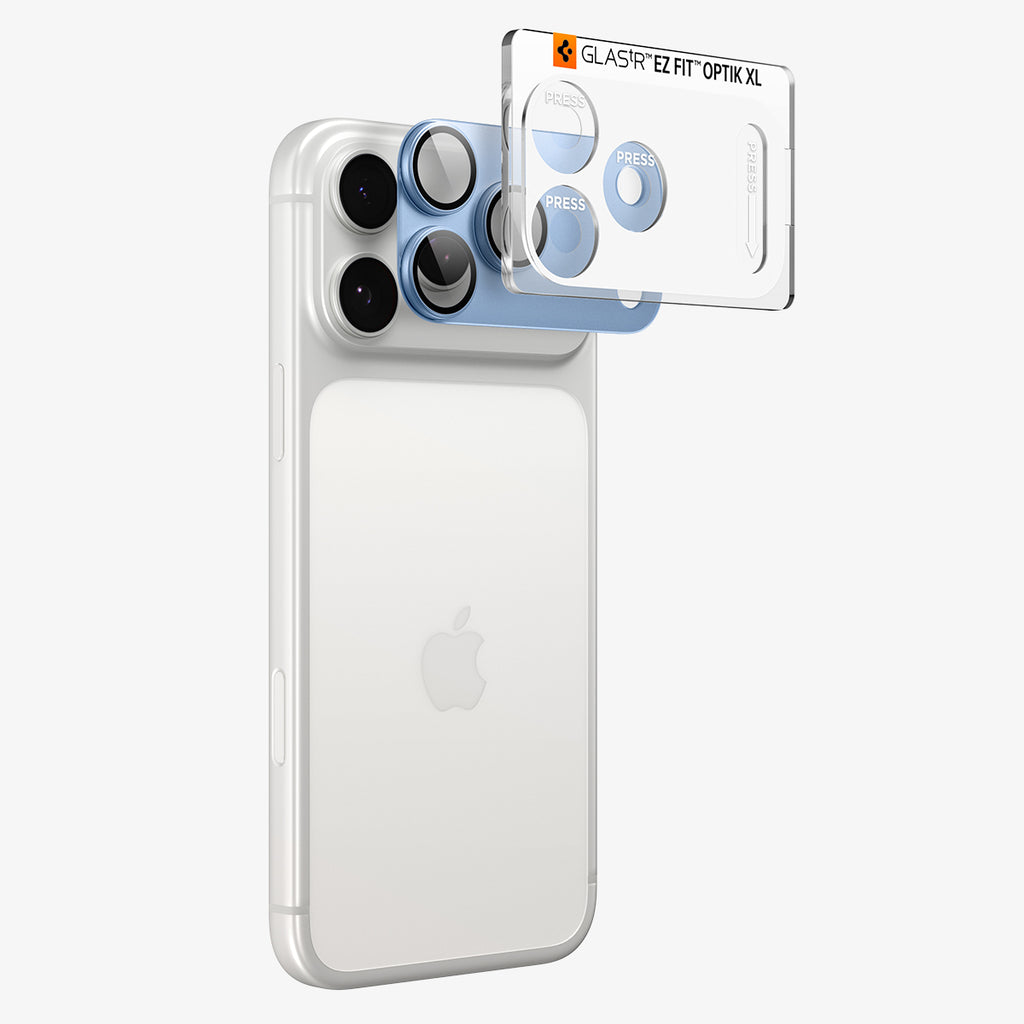 Spigen Glass tR EZ Fit Optik Pro XL 1 Pack, svetlomodrá - iPhone 2026 Pro