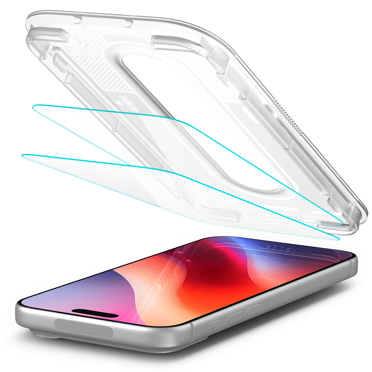 Spigen Glass tR EZ Fit Pro HD 2 Pack - iPhone 2026 Pro/17 Pro/17/16 Pro