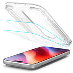 Spigen Glass tR EZ Fit Pro HD 2 Pack - iPhone 2026 Pro/17 Pro/17/16 Pro