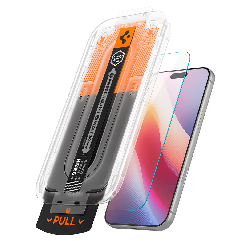 Spigen Glass tR EZ Fit Pro HD 2 Pack - iPhone 2026 Pro/17 Pro/17/16 Pro