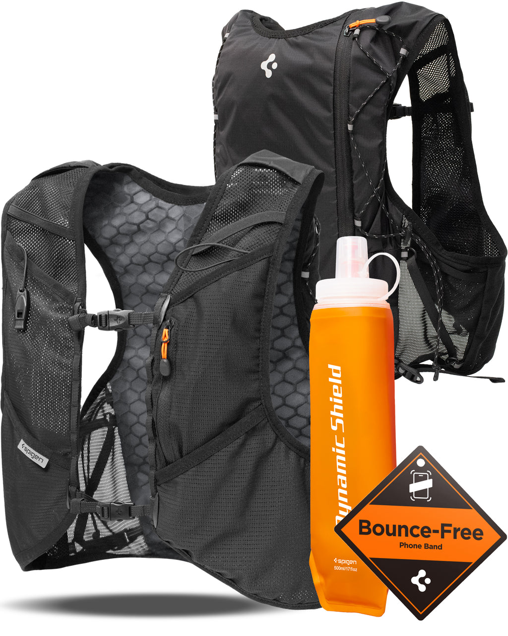 Spigen Dynamic Shield Running Vest (L-XL), active black