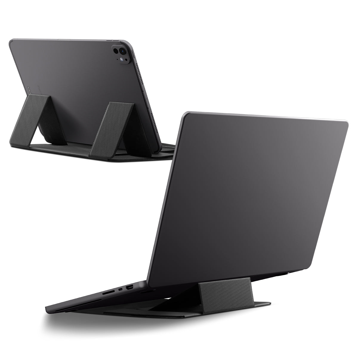 Spigen Slim Fold Laptop & Tablet Stand LD201-S8, black