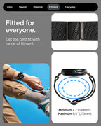 Spigen Lite Fit X V2, čierny - Google Pixel Watch 5/4/3/2/1 41mm