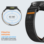 Spigen Athlex Air Active Band, black/orange - Garmin Quick Fit 22mm