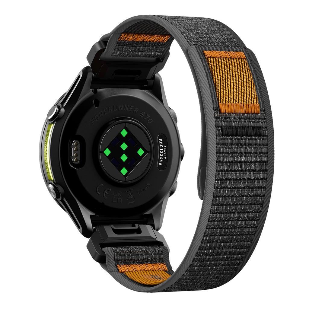 Spigen Athlex Air Active Band, black/orange - Garmin Quick Fit 22mm