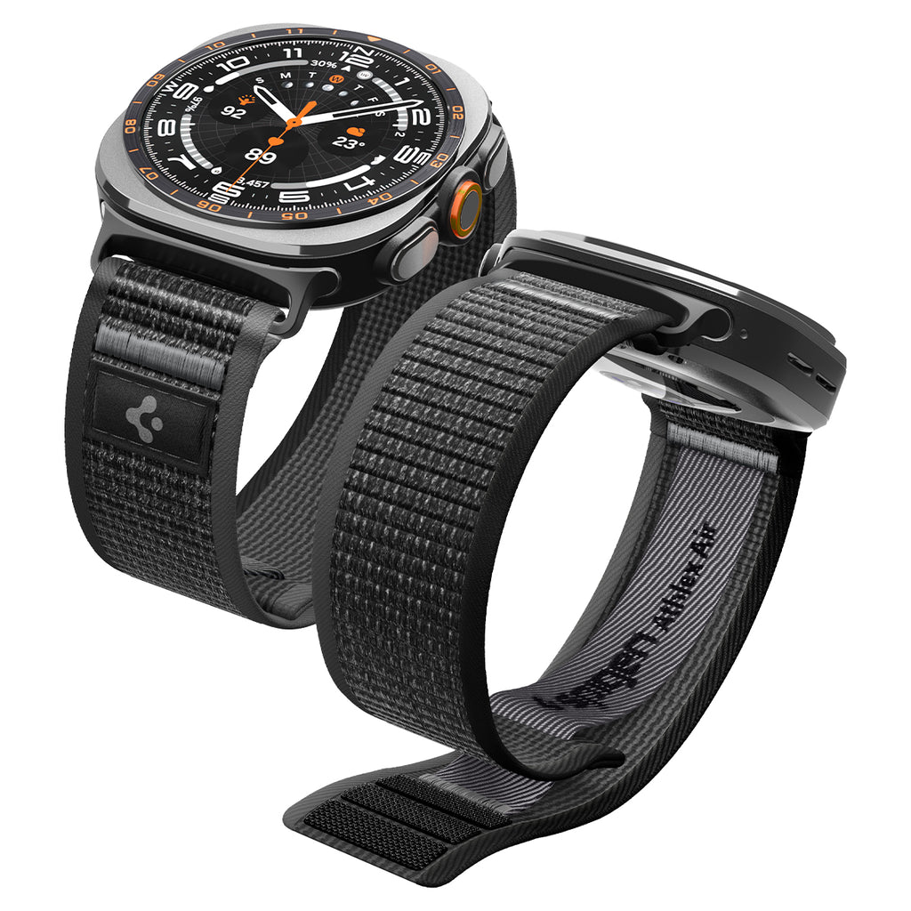Spigen Athlex Air, active black gray - Samsung Galaxy Watch Ultra 2/1 47mm